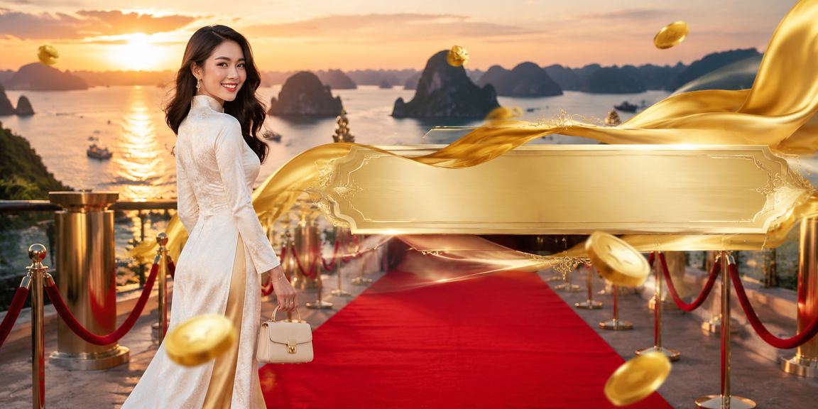 Người dùng tại Vịnh Hạ Long xem thông tin giải thưởng VIP trên di động
