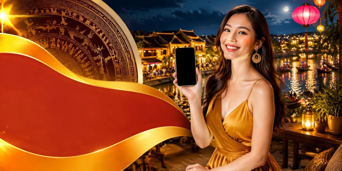 Người dùng Hội An xem FAQ giải trí trên điện thoại cùng ly cà phê